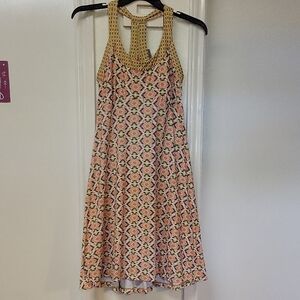 Prana Cali Guava Safari Sleeveless Dress